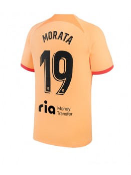 Atletico Madrid Alvaro Morata #19 Ausweichtrikot 2022-23 Kurzarm